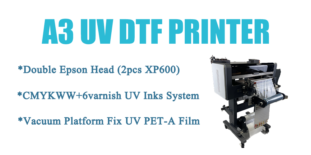 A3 XP600 Dual Head DTF Printer (Direct to Film Printer) Bundle +